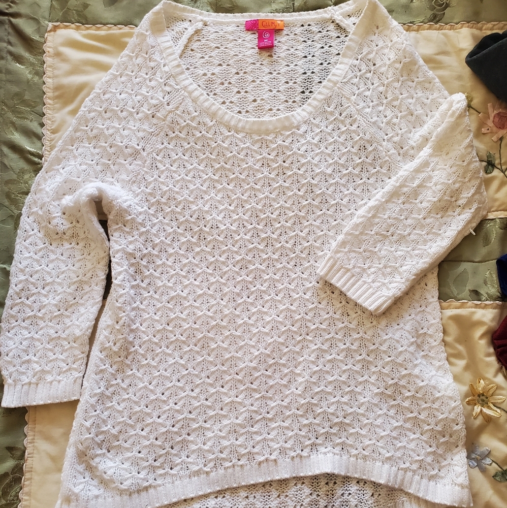 V neck knit long sleeve